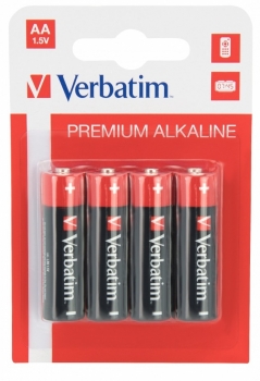 Verbatim Alcaline Battery AA 4pcs