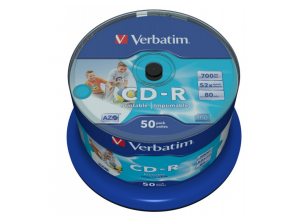 Verbatim CD-R Printable 50*Cake AZO Pro