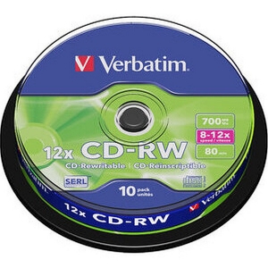 Verbatim CD-RW SERL 10*Spindle