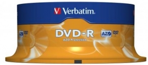 Verbatim DVD-R 25*Spindle AZO