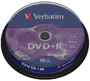Verbatim DVD+R 10*Spindle AZO