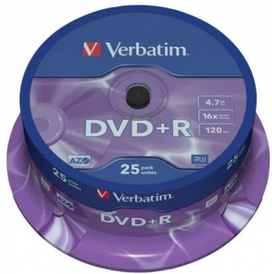 Verbatim DVD+R 25*Spindle AZO