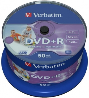 Verbatim DVD+R Printable 50*Cake