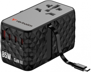 Verbatim GaN III Universal Travel Adapter Verbatim GaN III Universal Travel Adapter