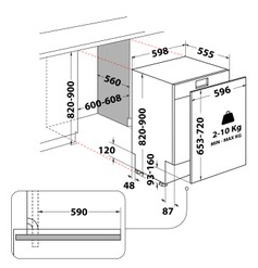 Whirlpool WIP 4T233 PFEG B