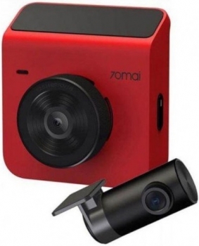 Xiaomi 70mai Dash Cam A400 + Midrive RC09 Red