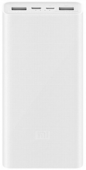 Xiaomi Mi Power Bank 3 USB Type C 20000 mAh White Xiaomi Mi Power Bank 3 USB Type C 20000 mAh White